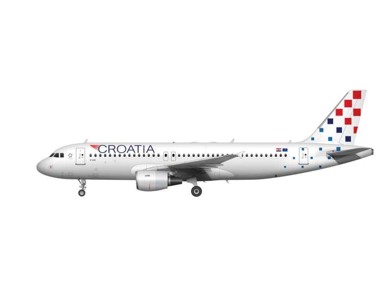 Croatia Airlines doekala trei novi Airbus A220-300